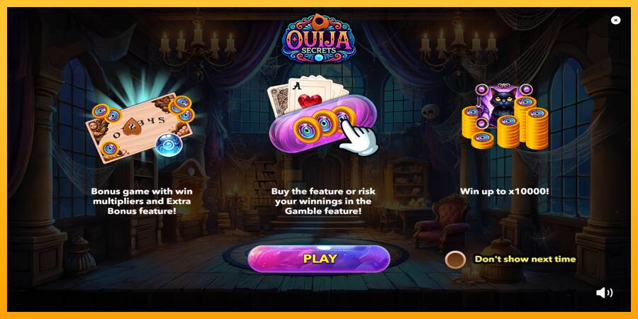 Ouija Secrets gaming machine for money, picture 1