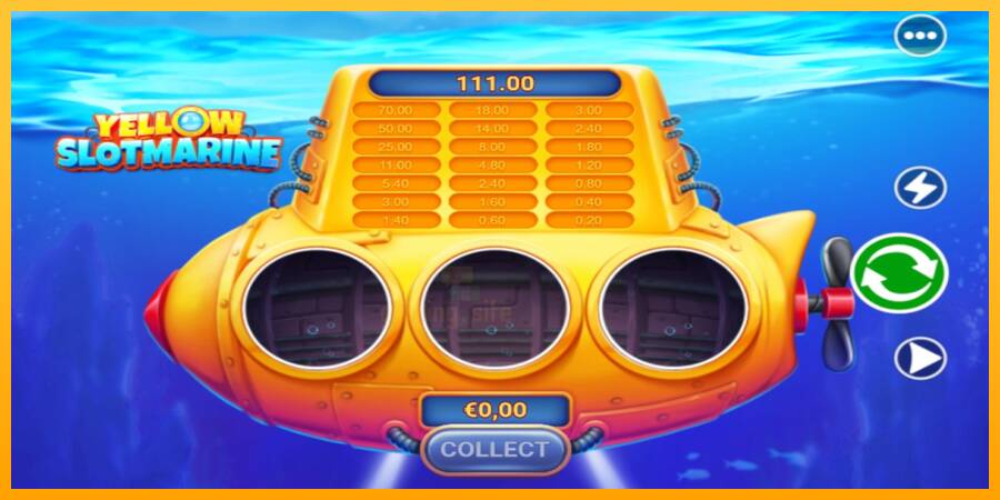 Yellow Slotmarine gaming machine for money, picture 1