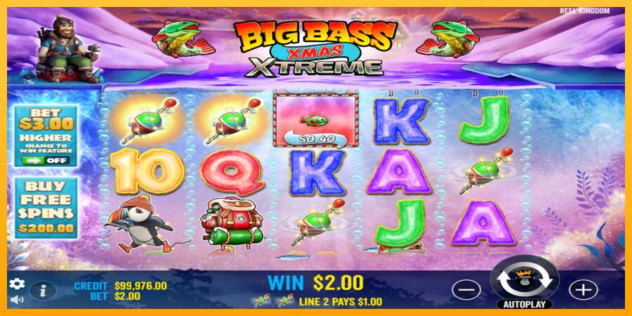 Big Bass Xmas Xtreme gaming machine for money, picture 3