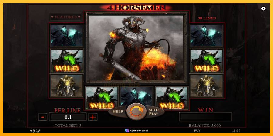 4 Horsemen gaming machine for money, picture 2