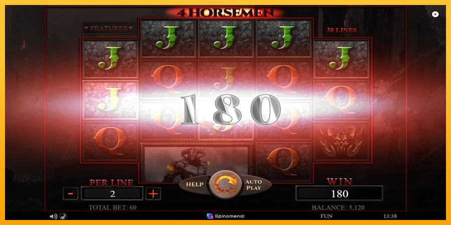 4 Horsemen gaming machine for money, picture 3