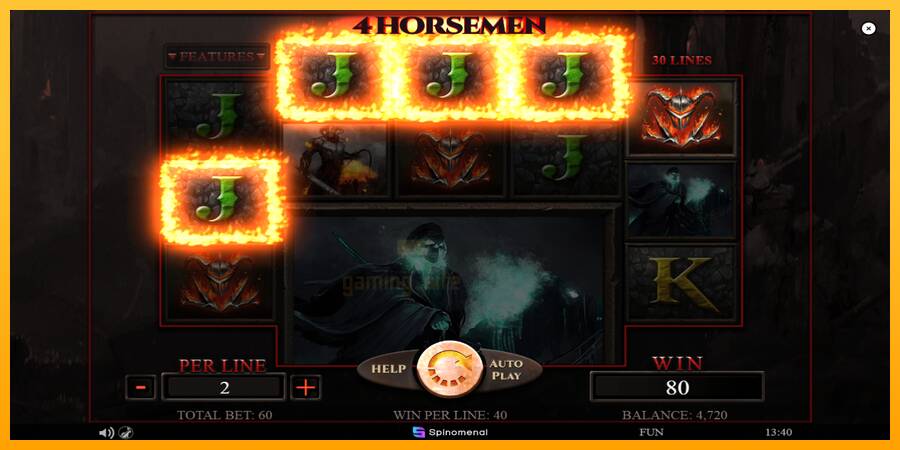 4 Horsemen gaming machine for money, picture 4