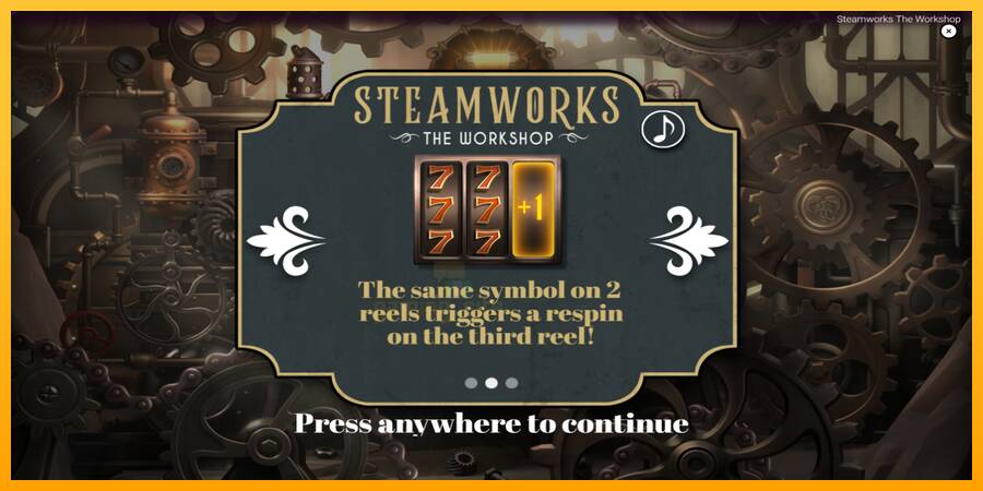 Steamworks - The Workshop gaming machine for money, picture 1