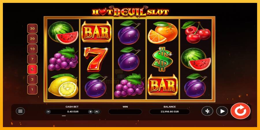 Hot Devil Slot gaming machine for money, picture 2