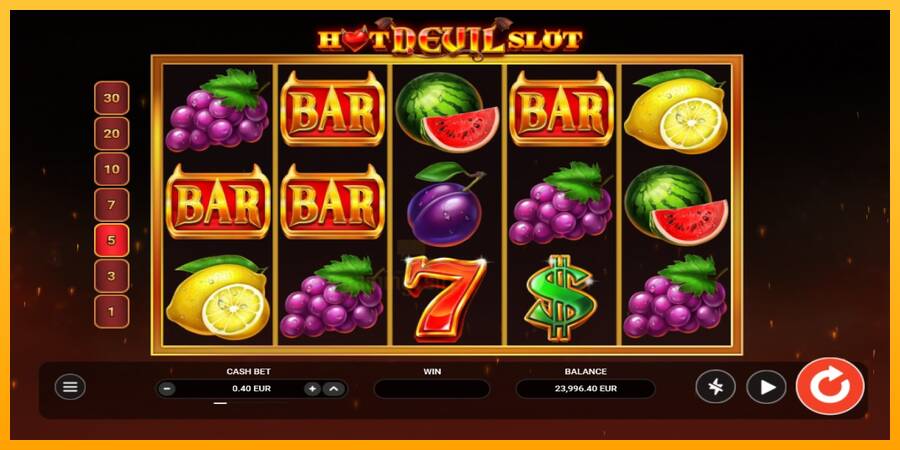 Hot Devil Slot gaming machine for money, picture 3