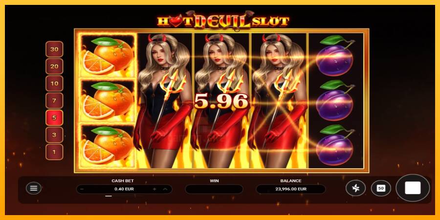 Hot Devil Slot gaming machine for money, picture 4