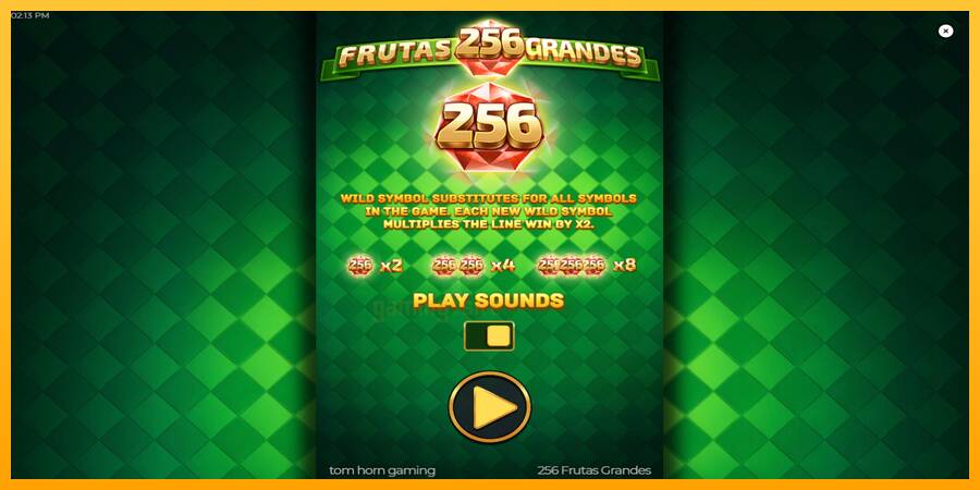 256 Frutas Grandes gaming machine for money, picture 1