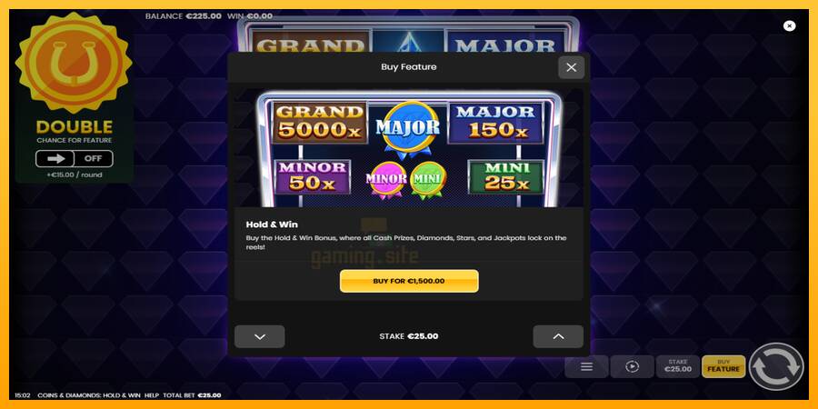 Coins & Diamonds: Hold and Win gaming machine for money, picture 4