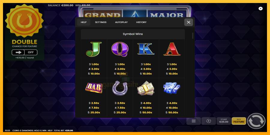 Coins & Diamonds: Hold and Win gaming machine for money, picture 5