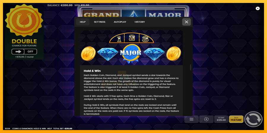 Coins & Diamonds: Hold and Win gaming machine for money, picture 6