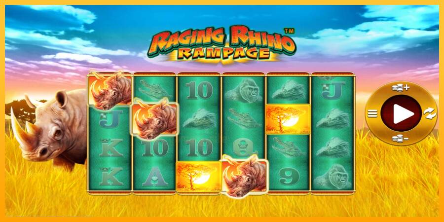 Raging Rhino Rampage gaming machine for money, picture 2