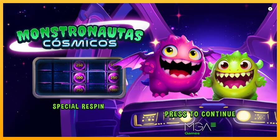 Monstronautas Cosmicos gaming machine for money, picture 1