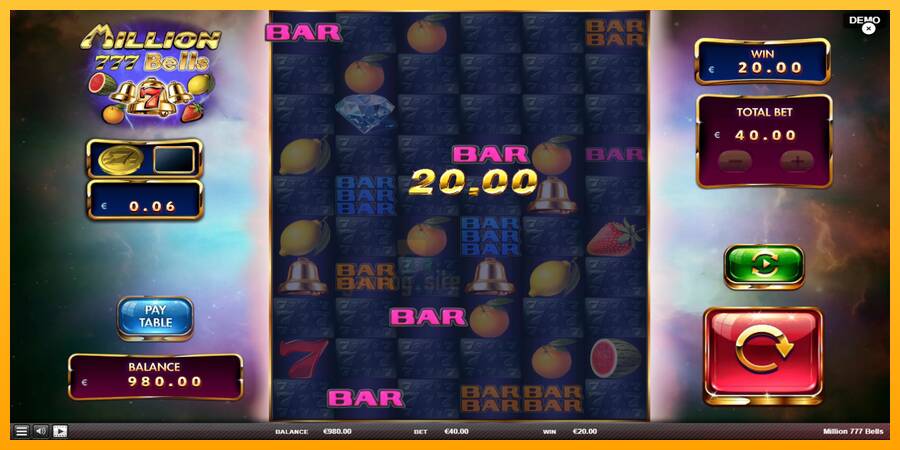 Million 777 Bells gaming machine for money, picture 3