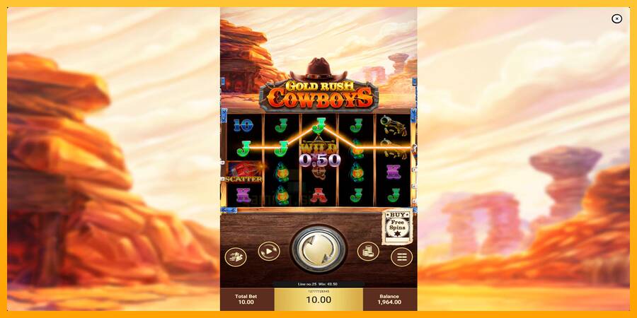 Gold Rush Cowboys gaming machine for money, picture 4