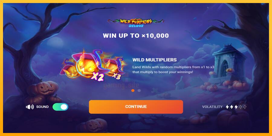 Wild Pumpkins Deluxe gaming machine for money, picture 1