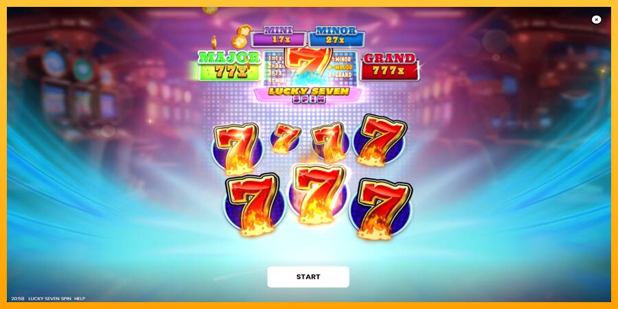 Lucky Seven Spin gaming machine for money, picture 1