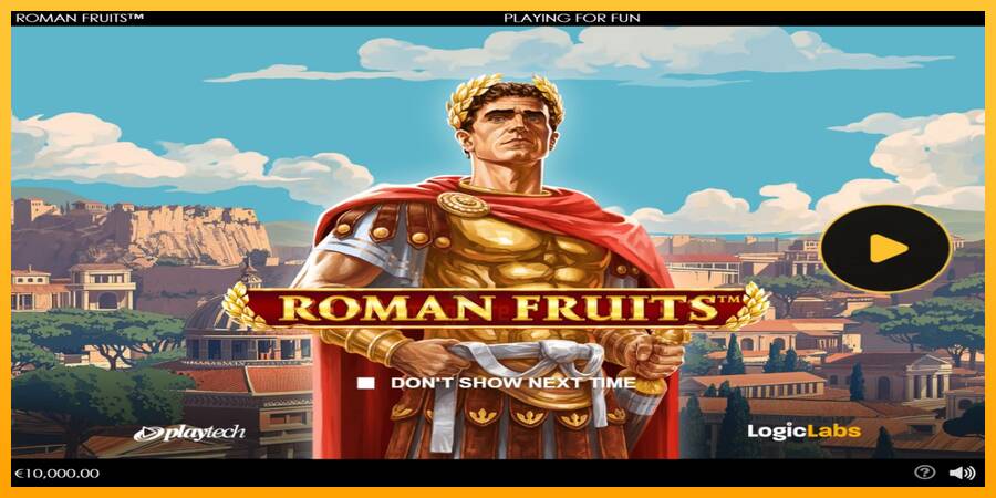 Roman Fruits gaming machine for money, picture 1