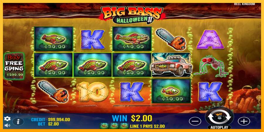 Big Bass Halloween II gaming machine for money, picture 3