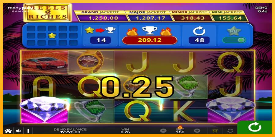 Reels 2 Riches with Reel Bingo gaming machine for money, picture 2