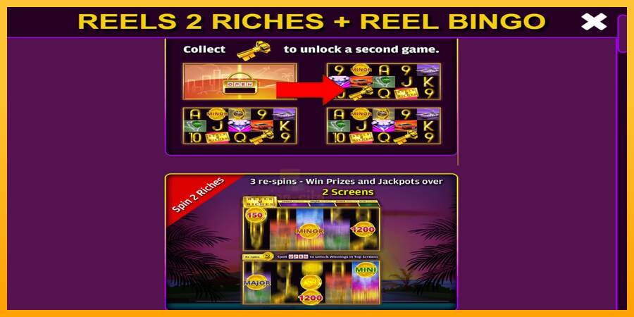 Reels 2 Riches with Reel Bingo gaming machine for money, picture 4