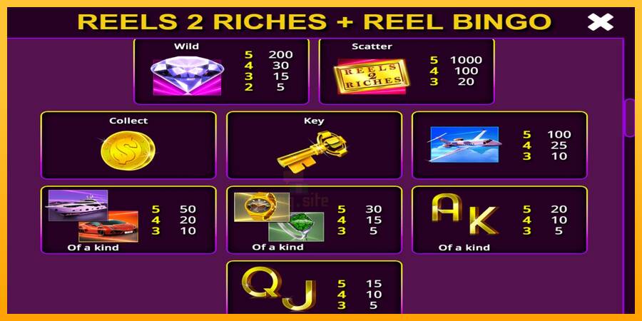 Reels 2 Riches with Reel Bingo gaming machine for money, picture 6