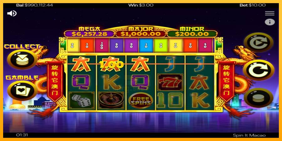 Spin It Macao gaming machine for money, picture 3