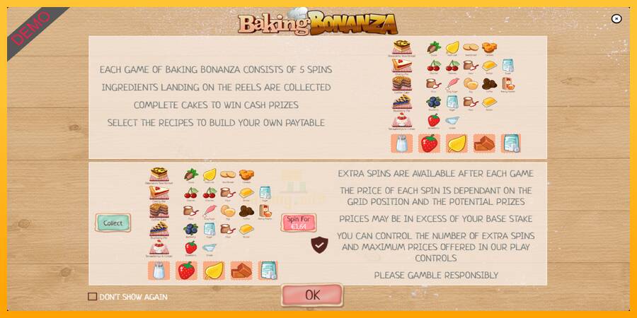 Baking Bonanza gaming machine for money, picture 1