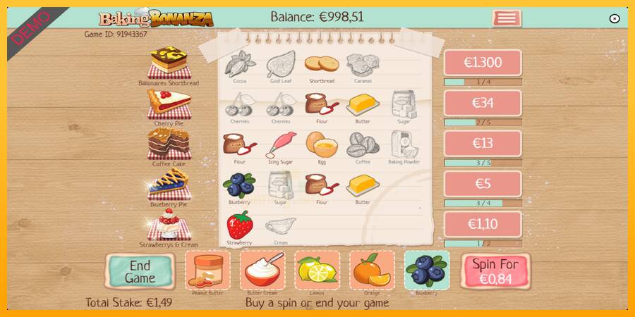 Baking Bonanza gaming machine for money, picture 3