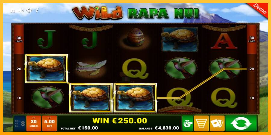 Wild Rapa Nui gaming machine for money, picture 2