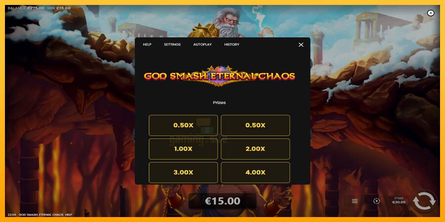 God Smash: Eternal Chaos gaming machine for money, picture 5