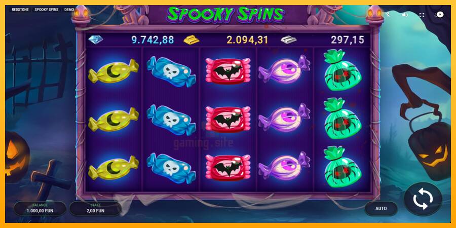 Spooky Spins gaming machine for money, picture 2