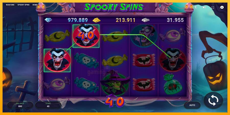 Spooky Spins gaming machine for money, picture 3