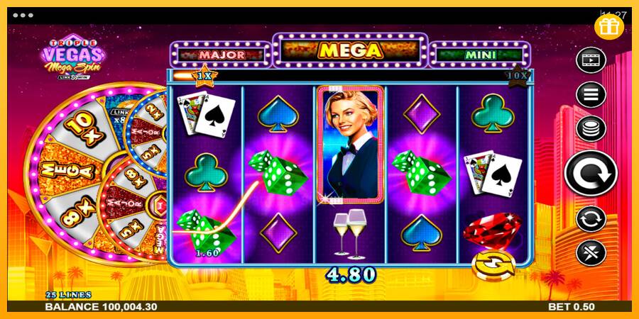 Triple Vegas Mega Spin gaming machine for money, picture 2