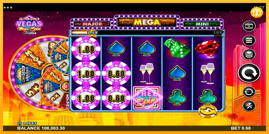 Triple Vegas Mega Spin gaming machine for money, picture 3