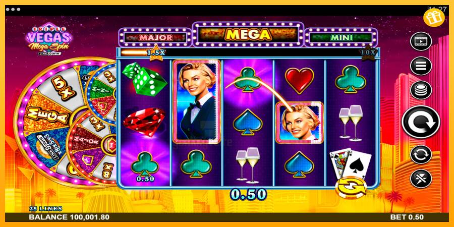 Triple Vegas Mega Spin gaming machine for money, picture 4