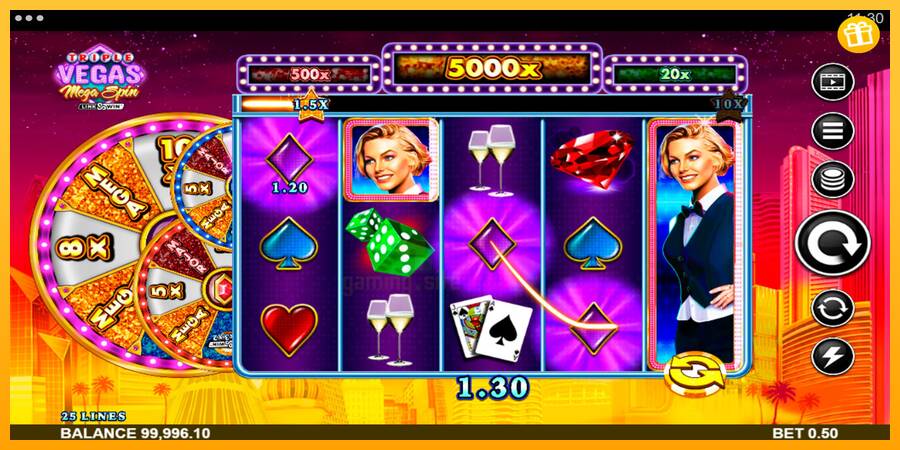 Triple Vegas Mega Spin gaming machine for money, picture 5