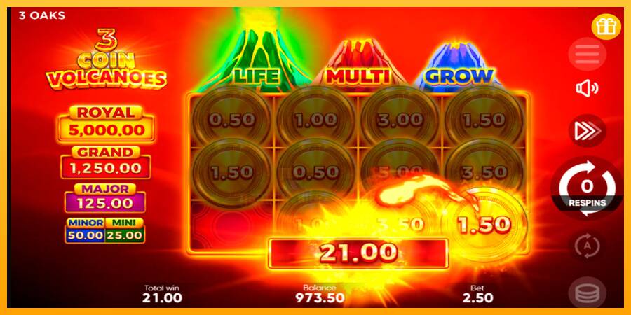 3 Coin Volcanoes gaming machine for money, picture 5