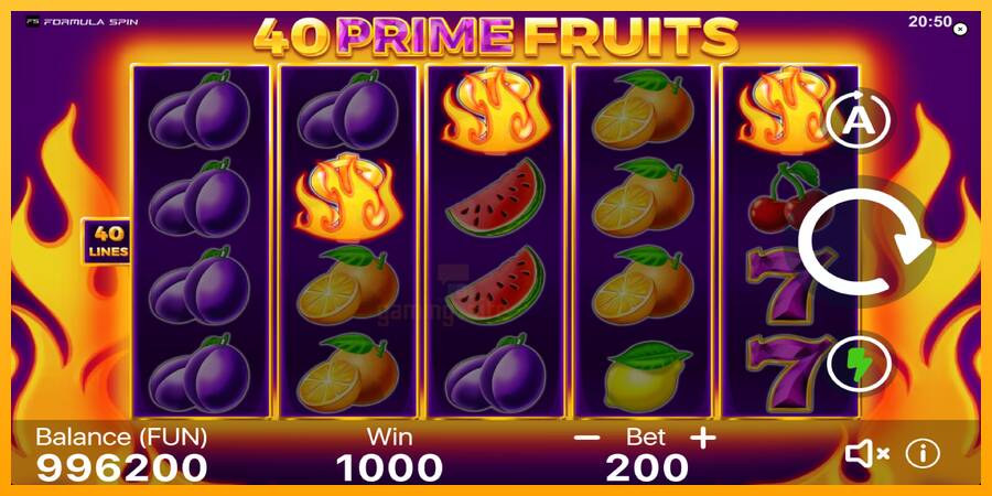 40 Prime Fruits gaming machine for money, picture 3