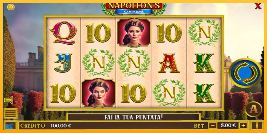 Napoleons Campaigns gaming machine for money, picture 1