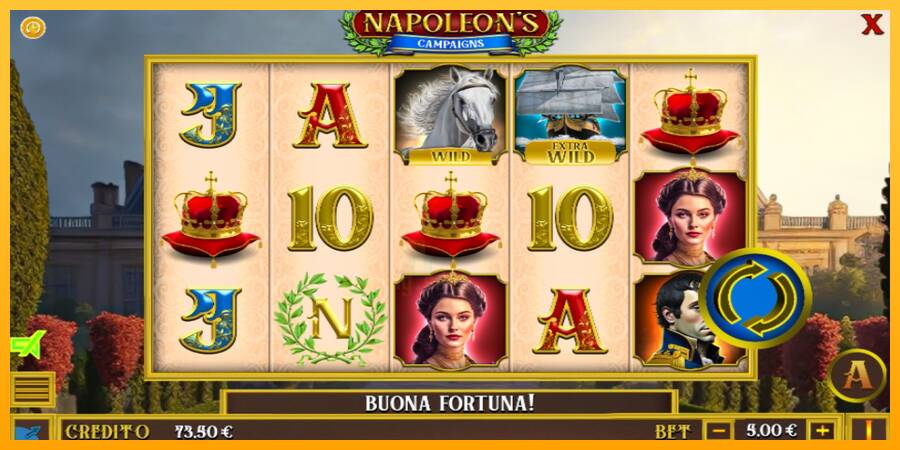 Napoleons Campaigns gaming machine for money, picture 2