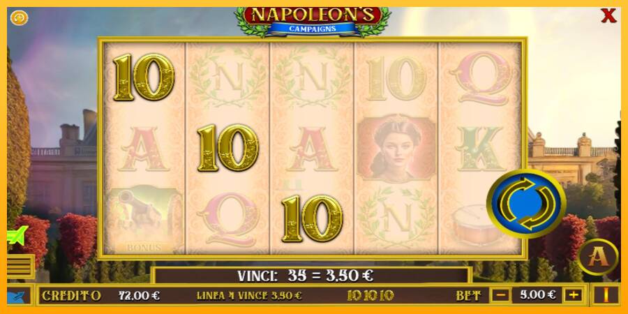 Napoleons Campaigns gaming machine for money, picture 3