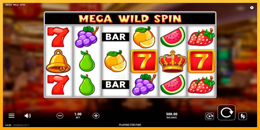 Mega Wild Spin gaming machine for money, picture 1