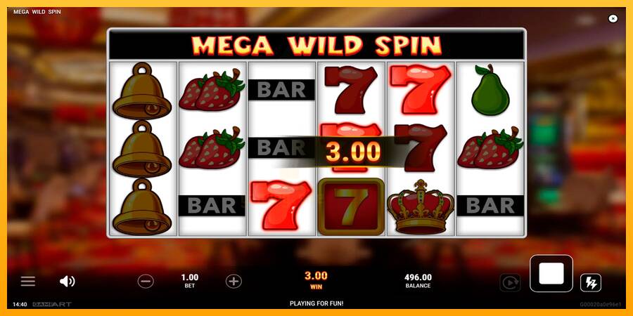 Mega Wild Spin gaming machine for money, picture 2