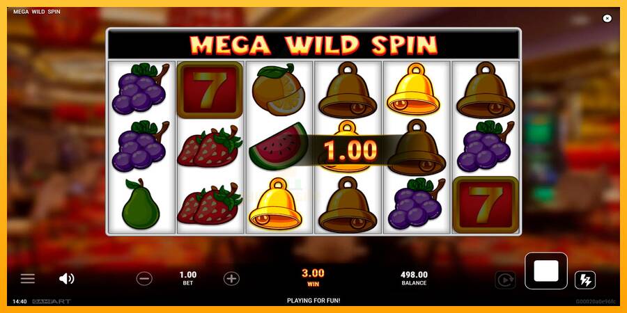 Mega Wild Spin gaming machine for money, picture 3