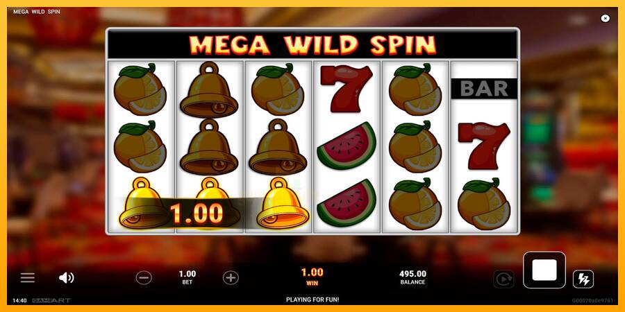 Mega Wild Spin gaming machine for money, picture 4