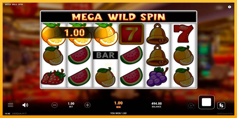 Mega Wild Spin gaming machine for money, picture 5