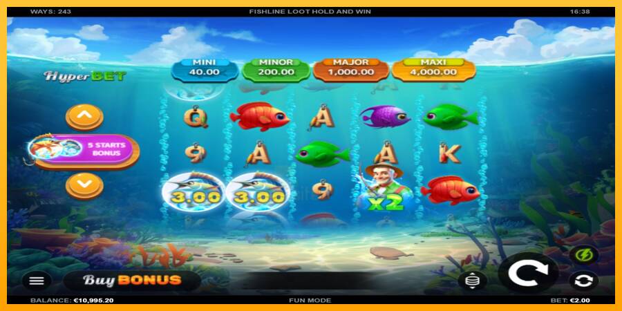 Fishline Loot Hold and Win gaming machine for money, picture 2