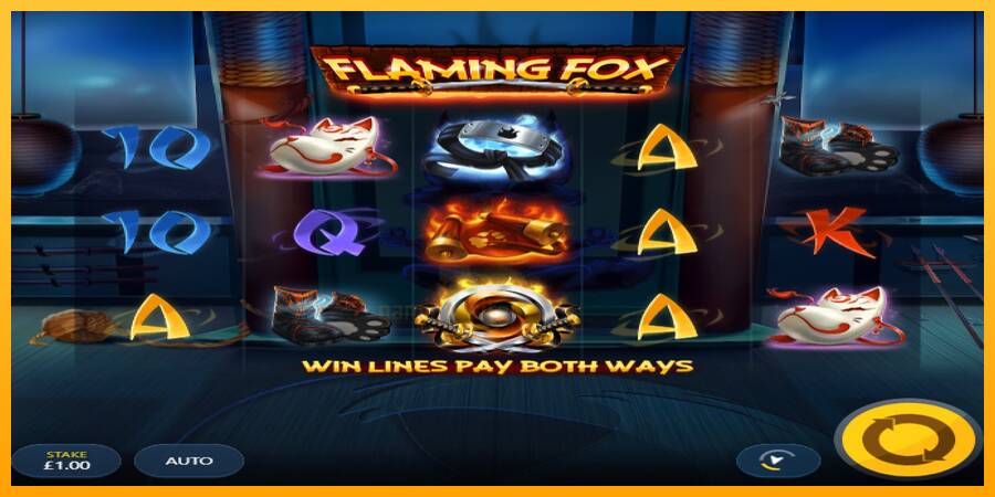 Flaming Fox gaming machine for money, picture 1