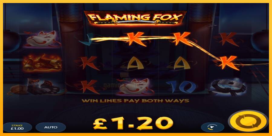 Flaming Fox gaming machine for money, picture 3