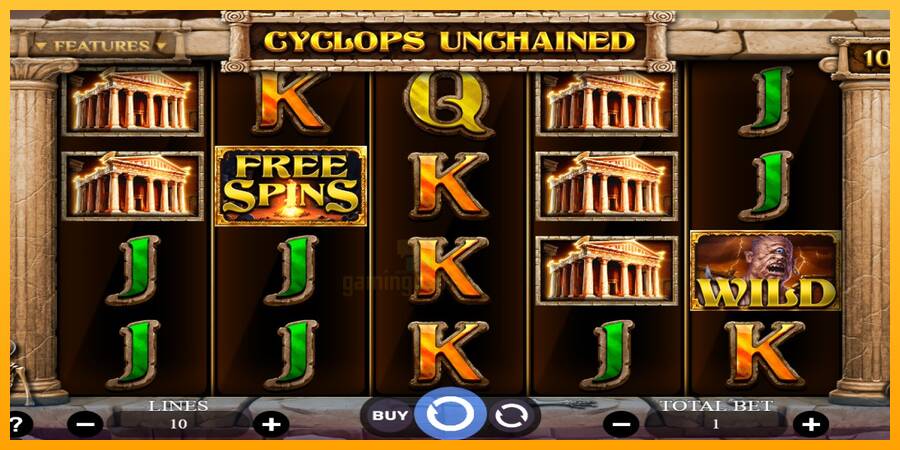 Cyclops Unchained gaming machine for money, picture 2